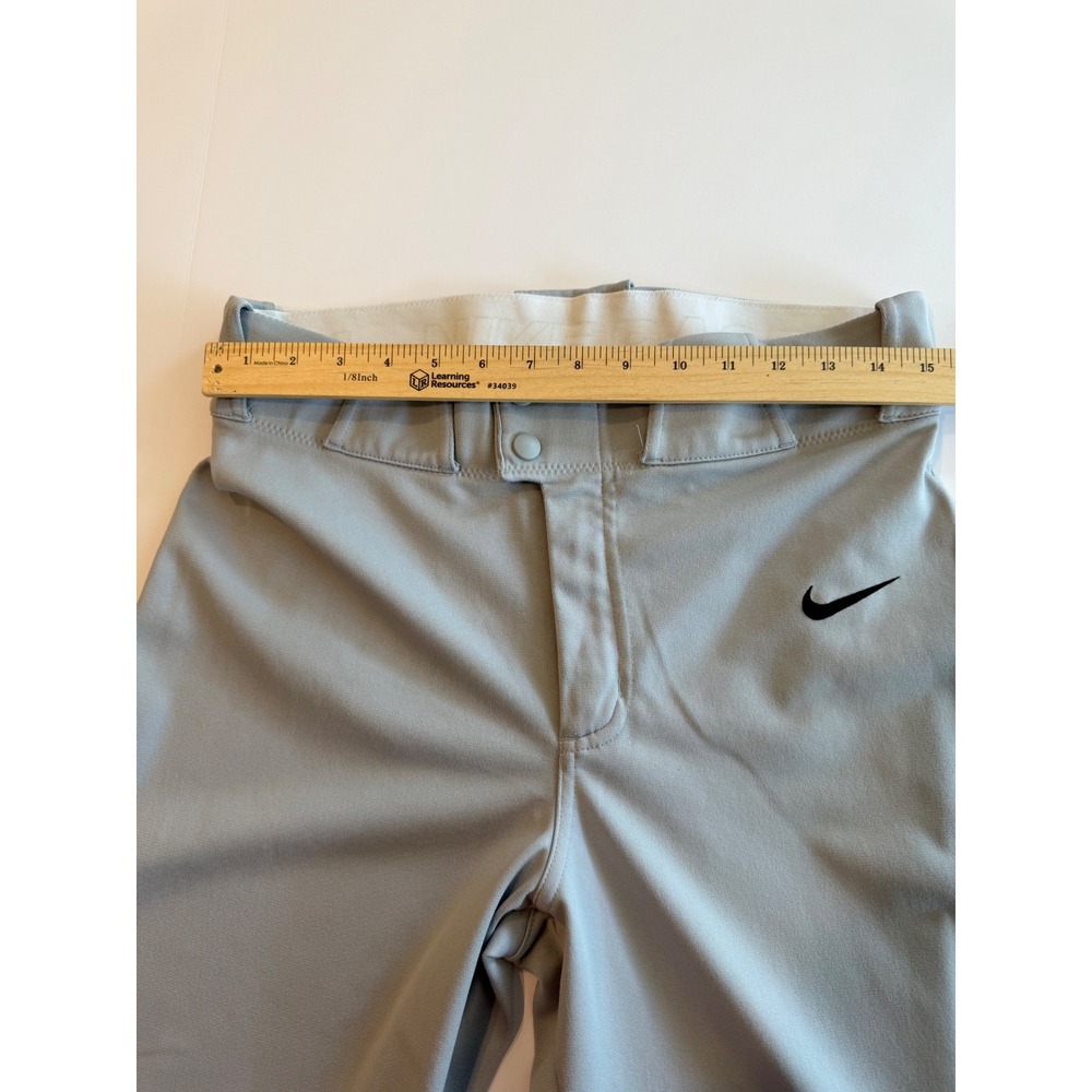 Nike‎ Team Baseball Pants Grey Mens Small Engineered Mesh Trousers - Picture 3 of 5